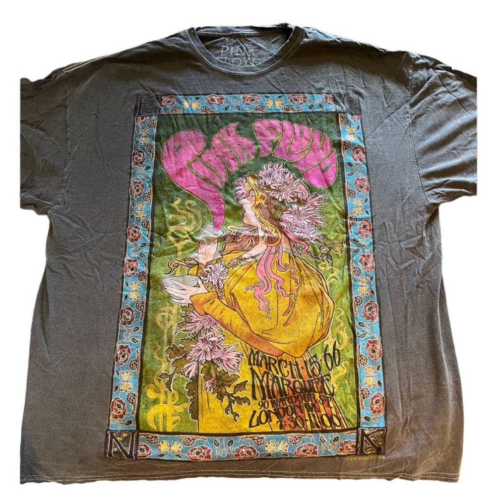 Urban Outfitters Pink Floyd Oversized Band Tee